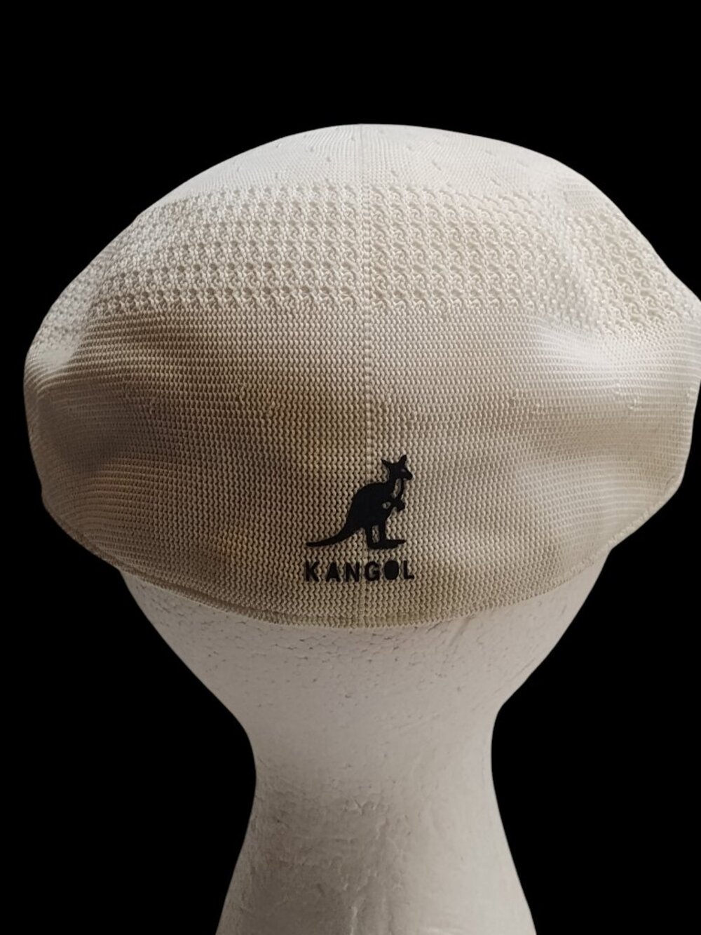 Kangol White Vintage Flat Hat Cap 90s Y2K